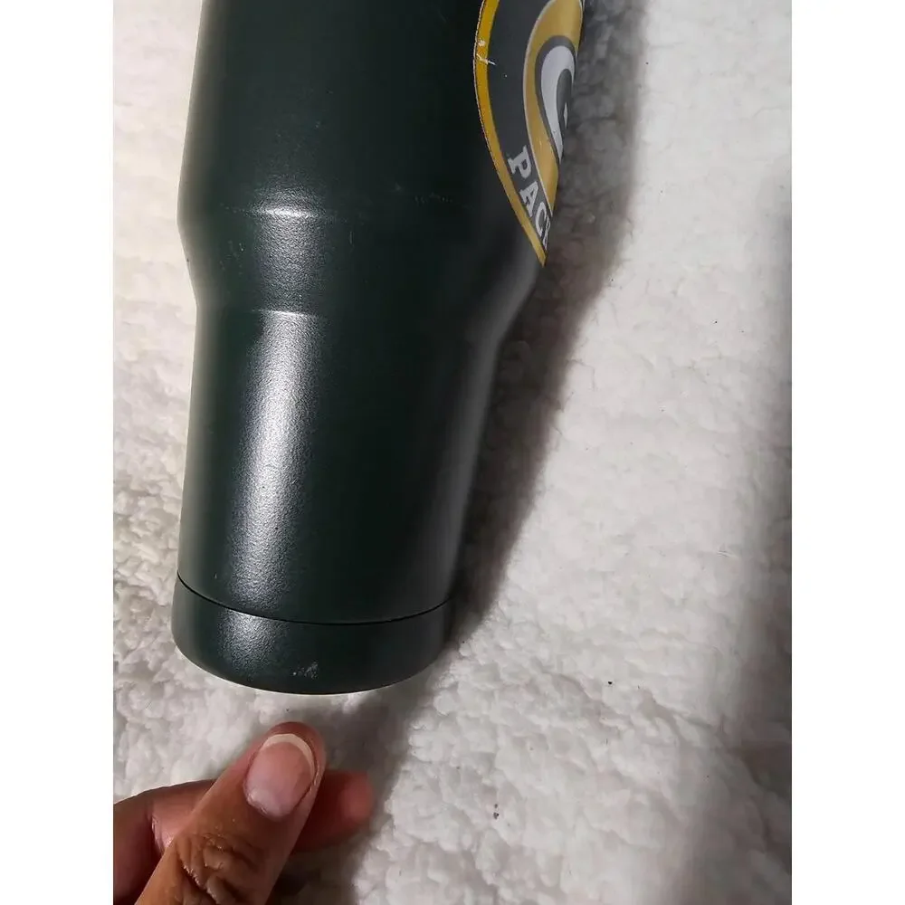 Unbranded NFL Football Green Bay Packers Tumbler Metal Green 8" - Picture 11 of 15